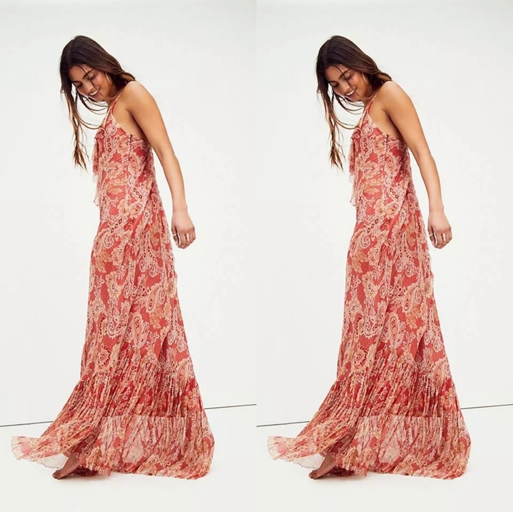 Free People x We are Kindred Gwendolyn Bias Dress - Picture 3 of 5